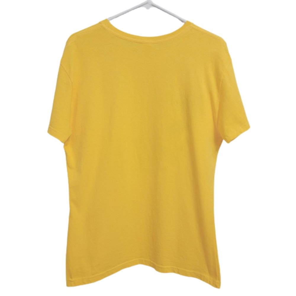 Yazbek Ella Graphic Tee Cancun Mexico Gold XL Short Sleeve Top - Picture 3 of 11